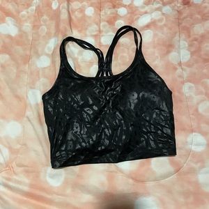 Calvin Klein performance crop top built in bra